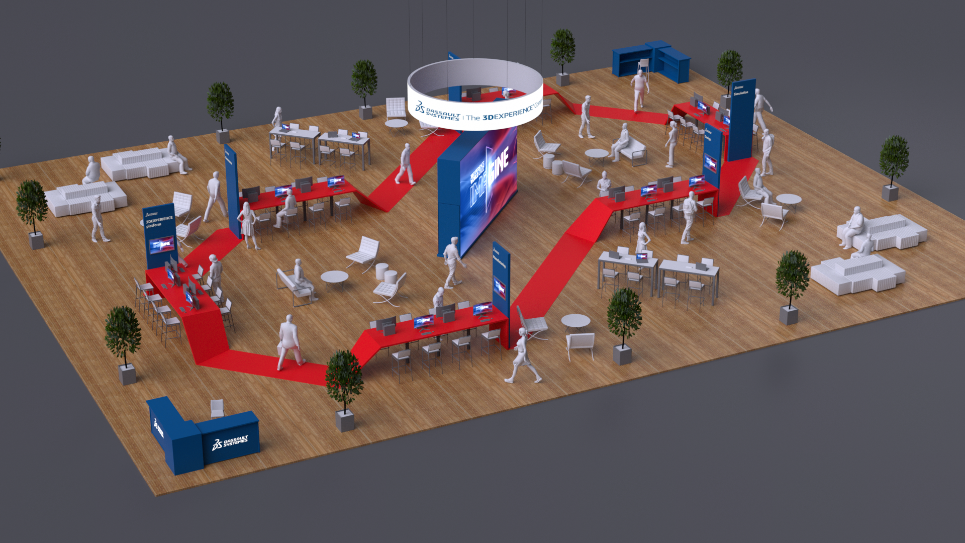3DEXPERIENCE WORLD booth
