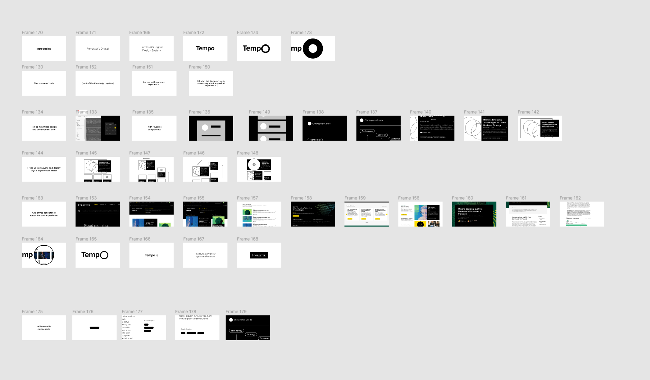 Forrester storyboard